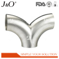 Stainless Steel Sanitary 90 Degree Welded Double Elbow